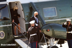 New York, President Joseph Biden and First Lady Jill Biden Depart from John F. Kennedy Airport. President and First Lady were at the 20th Anniversary ceremony at Ground Zero after there ceremony, they were headed to Shanksville PA. and then to The Pentagon