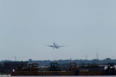 Air Force One departs JFK International Airport carrying President Joe Biden and First Lady Jill Biden after they  attended a service at One World Trade Center in NYC to commemorate the 20th anniversary of the tragic event. 
An array of events were scheduled throughout NYC to honor and remember the catastrophe that shook the world in 2001. September 11, 2021 (C)Bianca Otero