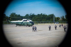 Federal Staff and Aides arrive at JFK just before President Joe Biden and First Lady Jill Biden arrive after attending a service at One World Trade Center in NYC to commemorate the 20th anniversary of the tragic event. 
An array of events were scheduled throughout NYC to honor and remember the catastrophe that shook the world in 2001. September 11, 2021 (C)Bianca Otero