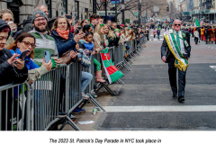 The St. Patrick’s Day Parade in NYC took place in Midtown Manhattan. Hundreds came out to celebrate with marching bands, dancers and more came out to march down 5th Avenue.