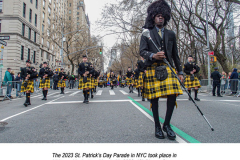 The St. Patrick’s Day Parade in NYC took place in Midtown Manhattan. Hundreds came out to celebrate with marching bands, dancers and more came out to march down 5th Avenue.