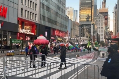 34th Street NYC - Thanksgiving Day Parade per-filming for the virtual parade. 34th Street closed. How the parade has changed due to the COVID-19 Pandemic.