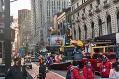 34th Street NYC - Thanksgiving Day Parade per-filming for the virtual parade. 34th Street closed. How the parade has changed due to the COVID-19 Pandemic.