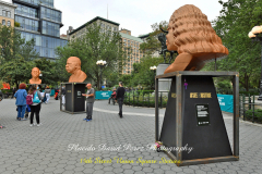 4th Street Union Square Statues