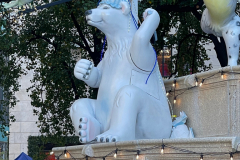 NYC Holiday Spirit on Fifth Avenue from 51st Street to 59th Street. Also in front of Plaza Hotel 59th Fifth Avenue