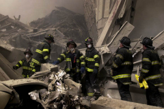 911 17
20010911AE 1/*  FDNY firefighters search the wreckage of the towers for survivors. The World Trade Center in New York, NY, is attacked when 2 planes are hijacked by terrorists and flown into the two towers thus causing them to fall.   Photographed on 9/11/2001 in New York, NY.  Photo by Aristide Economopoulos / The Star-Ledger
 WTC 9/11  September 11th terror attack