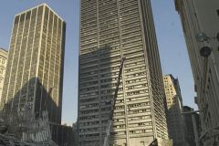 September 13, 2001--World Trade Center--Shown is a scene in Lower Manhattan/ Ground Zero of the since destroyed World Trade Center after terrorist attacks two days earlier on Tuesday September 11, 2001. (©2001 Kevin P. Coughlin/Independent Photojournalist)