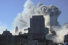 September 11, 2001

photos taken from my helmet cam on my way to the scene. i got as far as the Stuyvesant Bridge next to the High School before i got hurt and needed help

Photo By David Torres