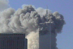 September 11, 2001

photos taken from my helmet cam on my way to the scene. i got as far as the Stuyvesant Bridge next to the High School before i got hurt and needed help

Photo By David Torres