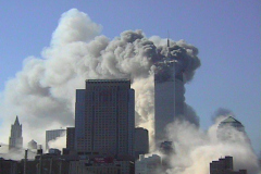 September 11, 2001

photos taken from my helmet cam on my way to the scene. i got as far as the Stuyvesant Bridge next to the High School before i got hurt and needed help

Photo By David Torres