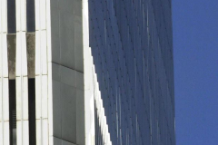 A worker plunges from the North Tower of the World Trade Center after two hijacked passenger jets crash into both of the 110-story buildings.