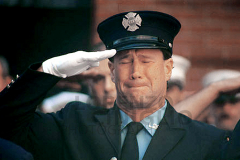 Funeral service for NYFD Chaplin, Father Michael Judge held at St. Francis of Assisi Church in Manhattan on September 15, 2001.