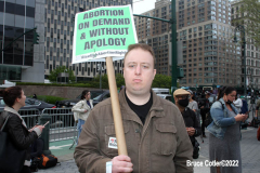 May 3, 2022  Rally for Woman's reproductive rights held in front of the Thurgood Marshall Federal Court House in New York City.