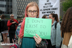 May 3, 2022  Rally for Woman's reproductive rights held in front of the Thurgood Marshall Federal Court House in New York City.