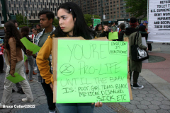 May 3, 2022  Rally for Woman's reproductive rights held in front of the Thurgood Marshall Federal Court House in New York City.