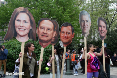 May 3, 2022  Rally for Woman's reproductive rights held in front of the Thurgood Marshall Federal Court House in New York City.