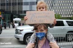 May 3, 2022  Rally for Woman's reproductive rights held in front of the Thurgood Marshall Federal Court House in New York City.