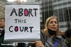 May 3, 2022  Rally for Woman's reproductive rights held in front of the Thurgood Marshall Federal Court House in New York City.