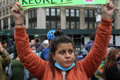 May 3, 2022  Rally for Woman's reproductive rights held in front of the Thurgood Marshall Federal Court House in New York City.