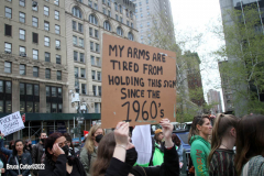 May 3, 2022  Rally for Woman's reproductive rights held in front of the Thurgood Marshall Federal Court House in New York City.