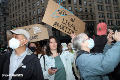 May 3, 2022  Rally for Woman's reproductive rights held in front of the Thurgood Marshall Federal Court House in New York City.