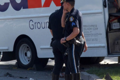 June 8,2022  NEW YORK  -  FedEx driver  involved in a vehicle accident. The female driver was thrown from the truck. While the truck was moving it ran over her. The car that caused the accident the driver and passenger were taken to the hospital in serious condition the FedEx driver was taken to the hospital in Critical condition.