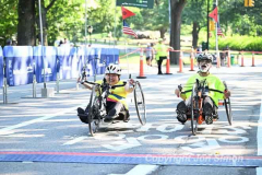 June 26, 2022: The 2022 Achilles Hope and Possibility 4 mile run, 1 mile walk and Stage 1 RNYRR dashes are held in Central Park in New York City.