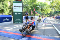 June 26, 2022: The 2022 Achilles Hope and Possibility 4 mile run, 1 mile walk and Stage 1 RNYRR dashes are held in Central Park in New York City.