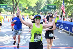 June 26, 2022: The 2022 Achilles Hope and Possibility 4 mile run, 1 mile walk and Stage 1 RNYRR dashes are held in Central Park in New York City.