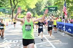 June 26, 2022: The 2022 Achilles Hope and Possibility 4 mile run, 1 mile walk and Stage 1 RNYRR dashes are held in Central Park in New York City.
