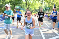 June 26, 2022: The 2022 Achilles Hope and Possibility 4 mile run, 1 mile walk and Stage 1 RNYRR dashes are held in Central Park in New York City.