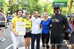 June 26, 2022: The 2022 Achilles Hope and Possibility 4 mile run, 1 mile walk and Stage 1 RNYRR dashes are held in Central Park in New York City.