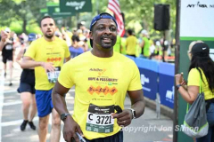 June 26, 2022: The 2022 Achilles Hope and Possibility 4 mile run, 1 mile walk and Stage 1 RNYRR dashes are held in Central Park in New York City.