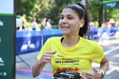 June 26, 2022: The 2022 Achilles Hope and Possibility 4 mile run, 1 mile walk and Stage 1 RNYRR dashes are held in Central Park in New York City.