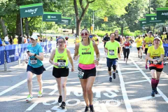 June 26, 2022: The 2022 Achilles Hope and Possibility 4 mile run, 1 mile walk and Stage 1 RNYRR dashes are held in Central Park in New York City.