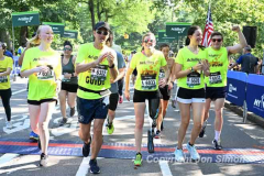 June 26, 2022: The 2022 Achilles Hope and Possibility 4 mile run, 1 mile walk and Stage 1 RNYRR dashes are held in Central Park in New York City.