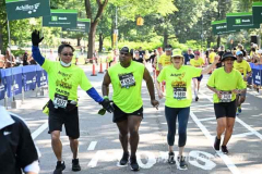 June 26, 2022: The 2022 Achilles Hope and Possibility 4 mile run, 1 mile walk and Stage 1 RNYRR dashes are held in Central Park in New York City.