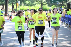 June 26, 2022: The 2022 Achilles Hope and Possibility 4 mile run, 1 mile walk and Stage 1 RNYRR dashes are held in Central Park in New York City.