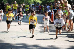 June 26, 2022: The 2022 Achilles Hope and Possibility 4 mile run, 1 mile walk and Stage 1 RNYRR dashes are held in Central Park in New York City.