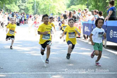 June 26, 2022: The 2022 Achilles Hope and Possibility 4 mile run, 1 mile walk and Stage 1 RNYRR dashes are held in Central Park in New York City.