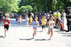 June 26, 2022: The 2022 Achilles Hope and Possibility 4 mile run, 1 mile walk and Stage 1 RNYRR dashes are held in Central Park in New York City.