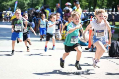 June 26, 2022: The 2022 Achilles Hope and Possibility 4 mile run, 1 mile walk and Stage 1 RNYRR dashes are held in Central Park in New York City.