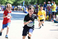 June 26, 2022: The 2022 Achilles Hope and Possibility 4 mile run, 1 mile walk and Stage 1 RNYRR dashes are held in Central Park in New York City.