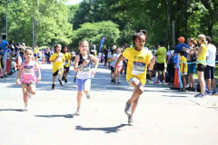 June 26, 2022: The 2022 Achilles Hope and Possibility 4 mile run, 1 mile walk and Stage 1 RNYRR dashes are held in Central Park in New York City.