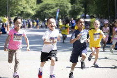 June 26, 2022: The 2022 Achilles Hope and Possibility 4 mile run, 1 mile walk and Stage 1 RNYRR dashes are held in Central Park in New York City.