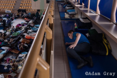 Ukrainian refugees cross to Dorohusk / Chelm, Poland. The number of refugees has now exceeded 2 million
