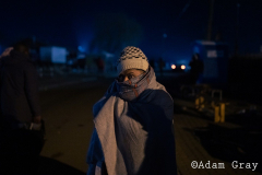 Non-Ukranian foreign nationals who were working and studying in Ukraine attempt to stay warm in sub zero temperatures at night in Medyka, Poland, after crossing the border. I spoke to people from Nepal, India, Pakistan, Vietnam, Bangladesh, Cameroon, many confused as to where to go next. One man from Somalia said his family had taken out a loan to fund his studies in Ukraine, to gain an education and help. His future is now uncertain. At Przemyśl train station people tried to work out their next moves