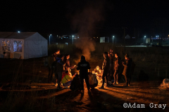 Non-Ukranian foreign nationals who were working and studying in Ukraine attempt to stay warm in sub zero temperatures at night in Medyka, Poland, after crossing the border. I spoke to people from Nepal, India, Pakistan, Vietnam, Bangladesh, Cameroon, many confused as to where to go next. One man from Somalia said his family had taken out a loan to fund his studies in Ukraine, to gain an education and help. His future is now uncertain. At Przemyśl train station people tried to work out their next moves