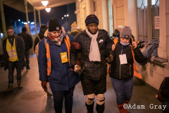 Non-Ukranian foreign nationals who were working and studying in Ukraine attempt to stay warm in sub zero temperatures at night in Medyka, Poland, after crossing the border. I spoke to people from Nepal, India, Pakistan, Vietnam, Bangladesh, Cameroon, many confused as to where to go next. One man from Somalia said his family had taken out a loan to fund his studies in Ukraine, to gain an education and help. His future is now uncertain. At Przemyśl train station people tried to work out their next moves