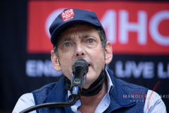Craig Miller (AIDS Walk Founder and Senior Organizer)  speaking at 2022 AIDS Walk in New York City